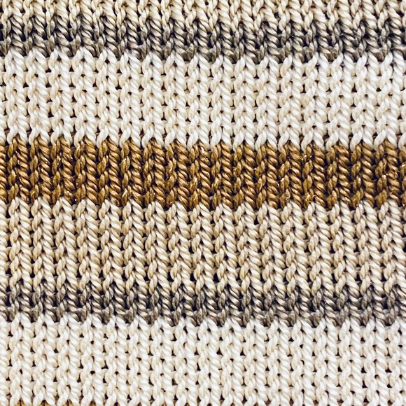 🌟2xHP🌟NWOT The Sak Neutral Stripe Boho Sweater Bag - Picture 12 of 12